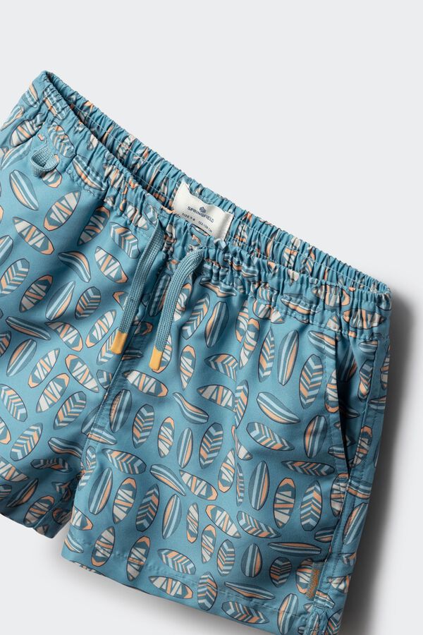 Springfield Kids Fato de banho Tablas Surf crian&ccedil;a azul