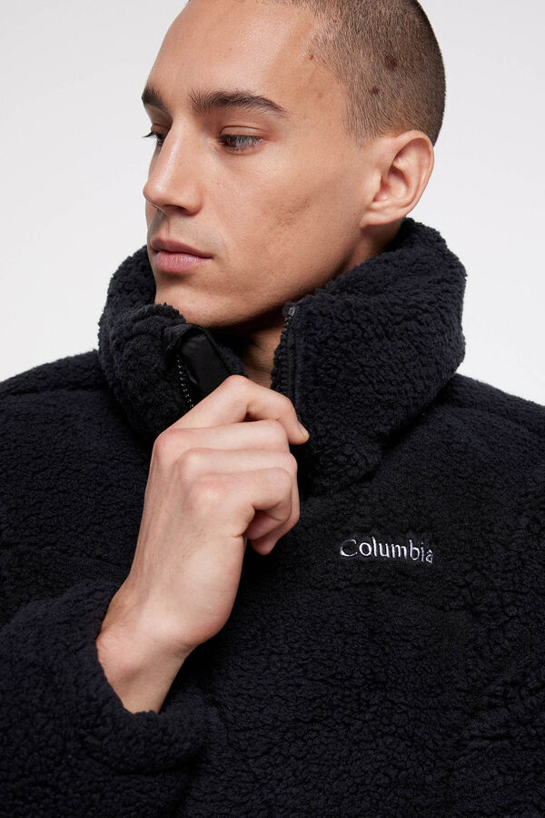 Springfield Wattierte Jacke aus Sherpa-Fleece Columbia Puffect™ für Herren schwarz