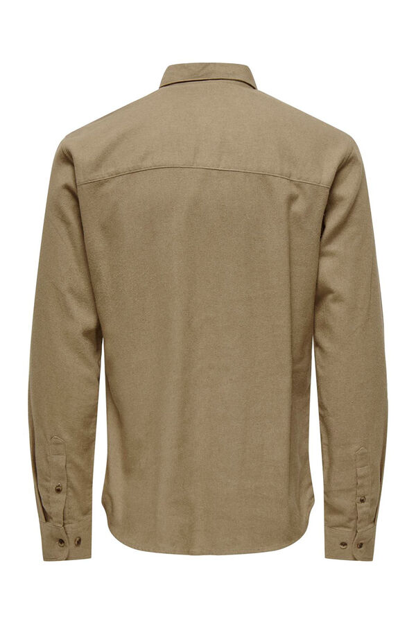 Only & Sons Camisa slim fit gris