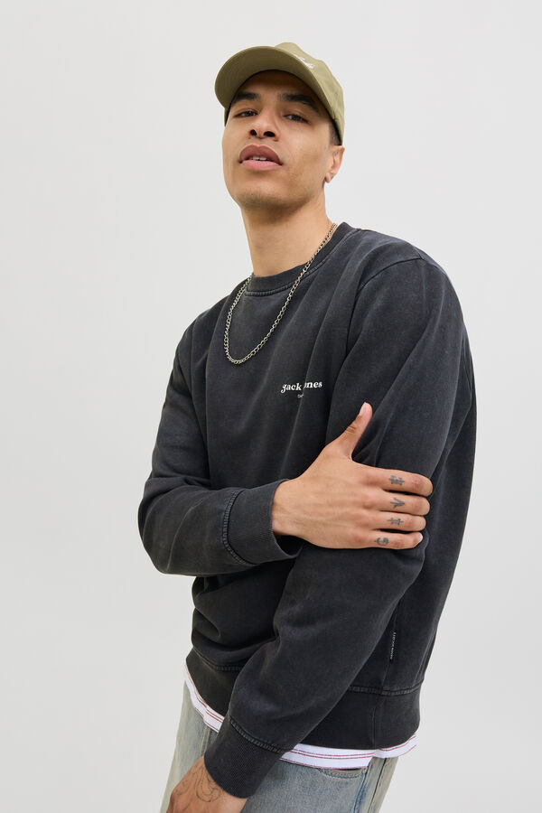 Jack & Jones Sudadera regular fit negro