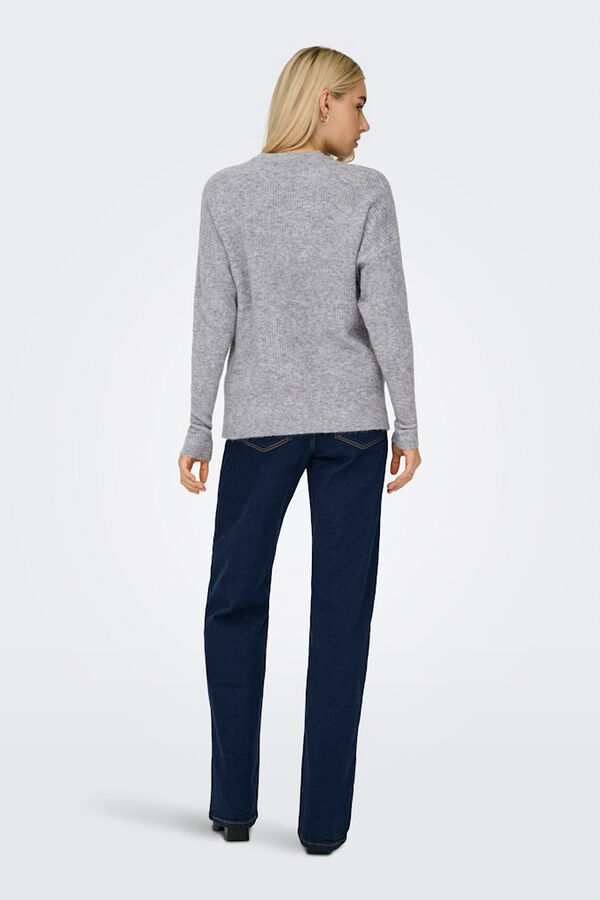 Only Jersey oversize texto PARIS gris