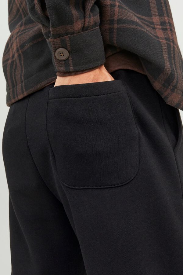 Jack & Jones Regular fit mid-rise trousers noir