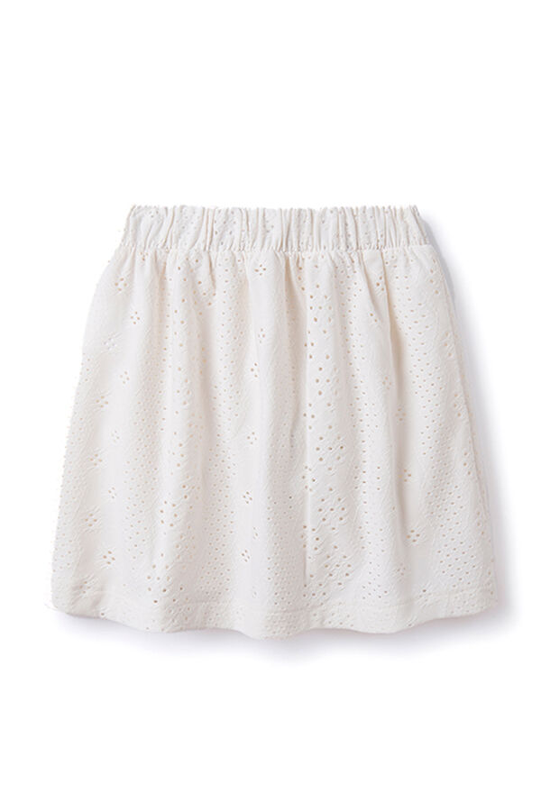 Springfield Girls' Swiss embroidery skirt color