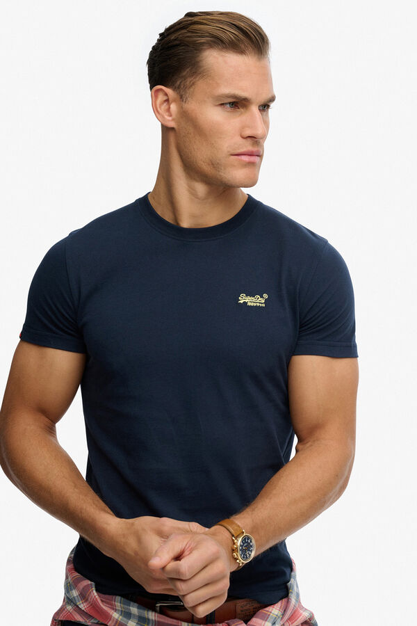 Superdry Basic short sleeve with small logo T-shirt blue