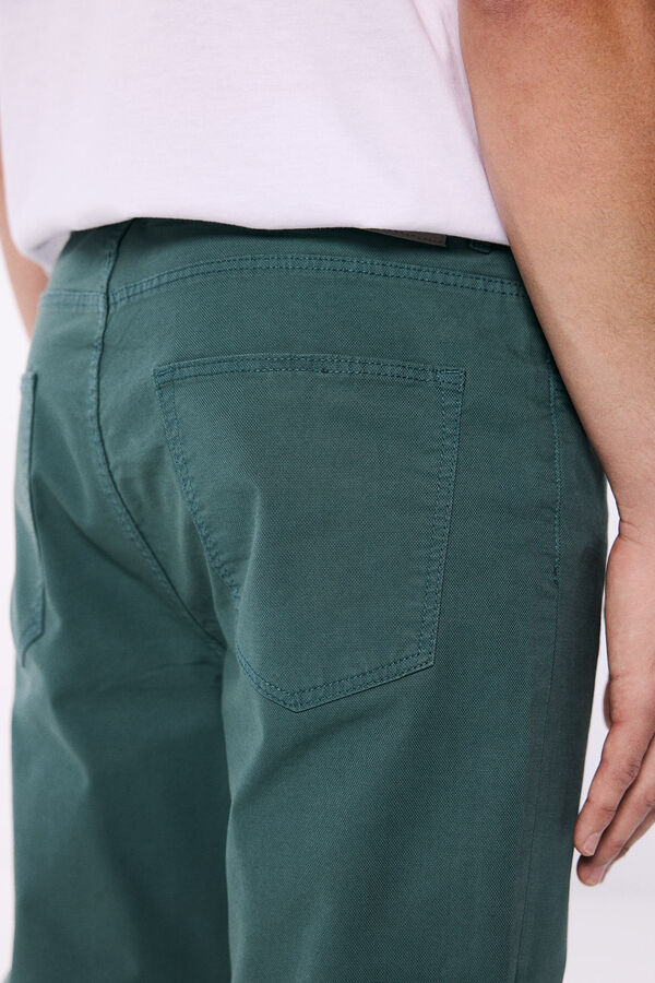 Springfield Slim fit coloured trousers green