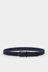 Springfield Mottled woven belt bluish