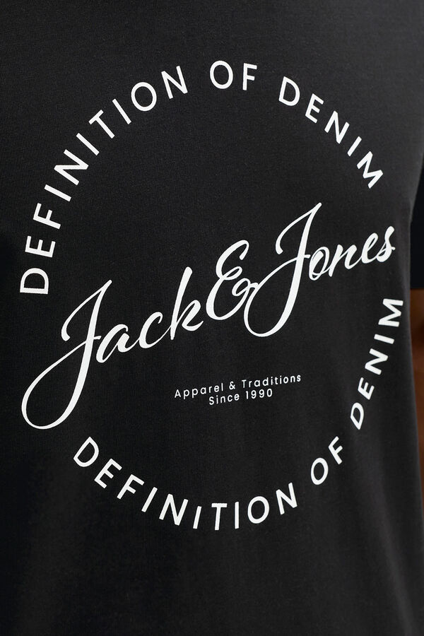 Jack & Jones Cotton short sleeve T-shirt black