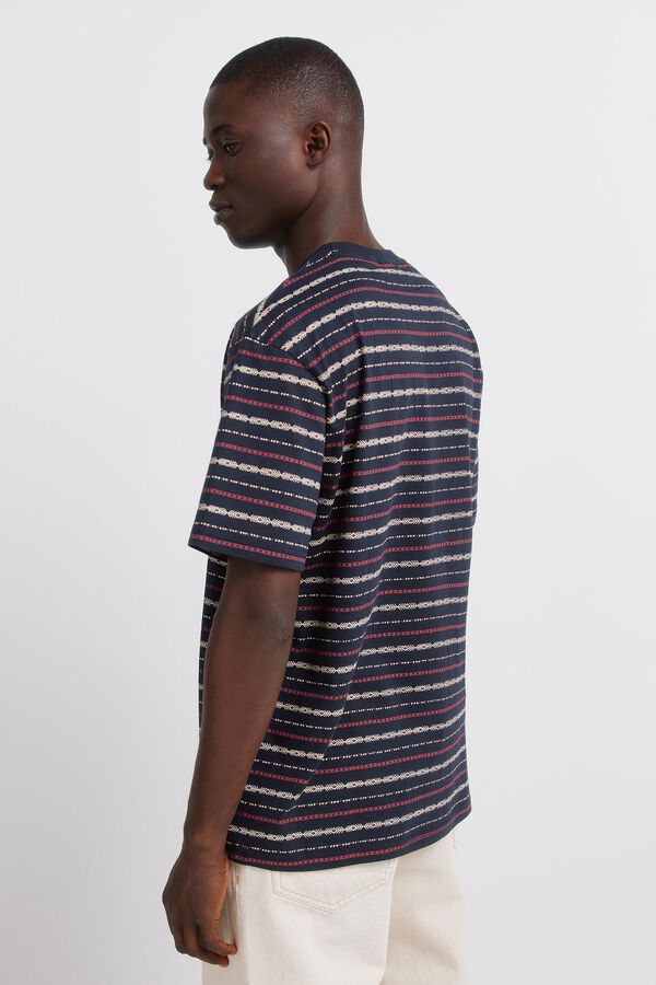 Springfield Basic T-shirt Aop blue