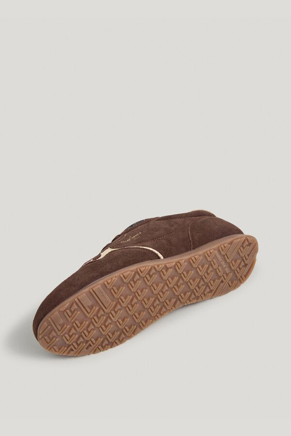 Pepe Jeans Leather sneakers brown
