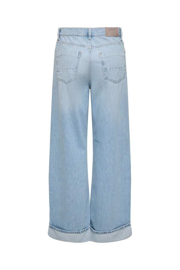 Only Jeans wide azul