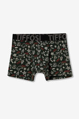 Tiffosi Boxers Estampados Navide&ntilde;os gris