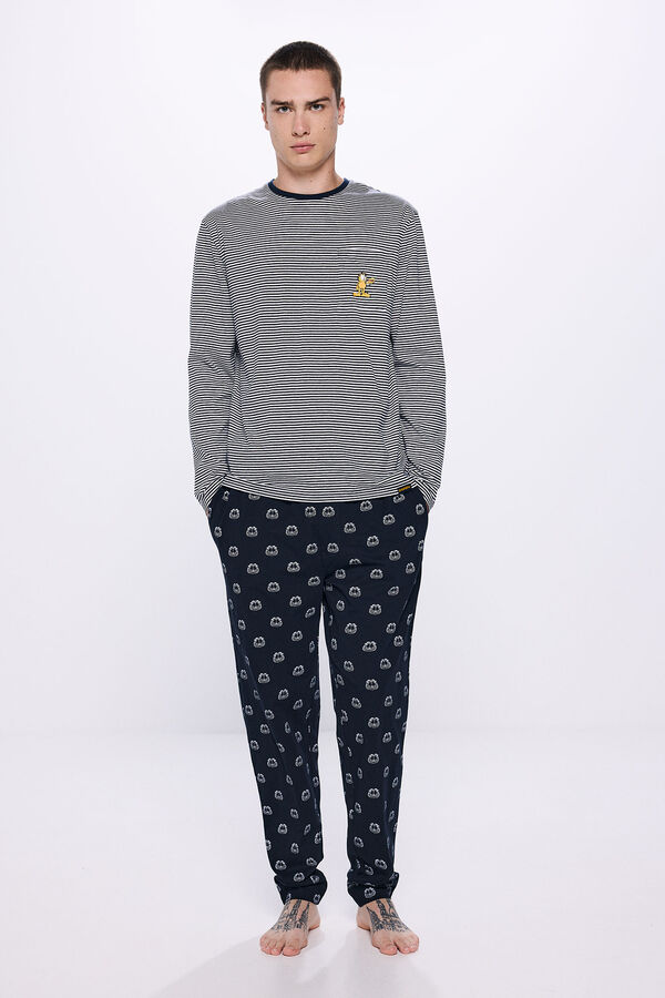 Springfield Pyjama long Garfield navy