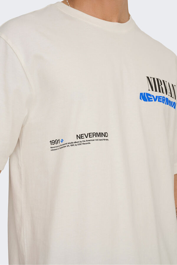 Only & Sons Short-sleeved T-shirt white