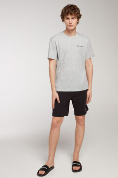 Springfield T-shirt with chest logo silber
