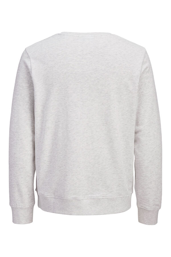 Jack & Jones Sudadera logo grande blanco