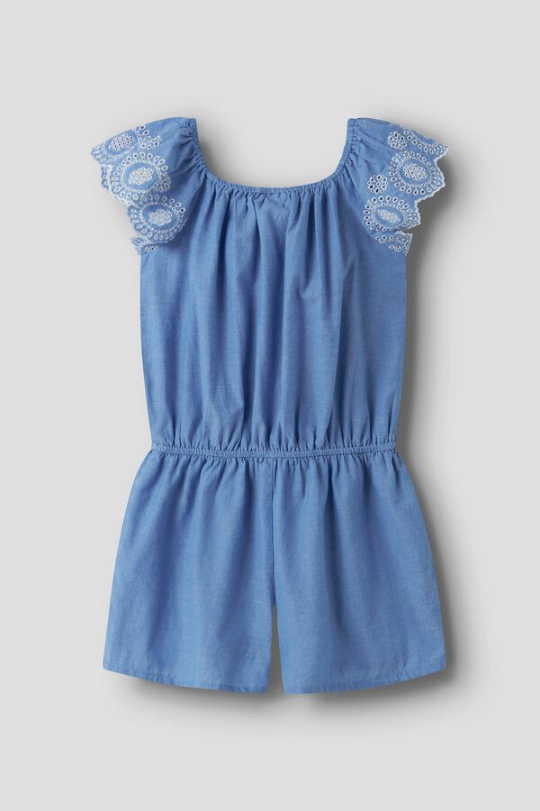 Name It Embroidered jumpsuit blue