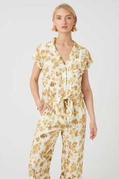 Brave Soul Blusa curta com n&oacute; na frente