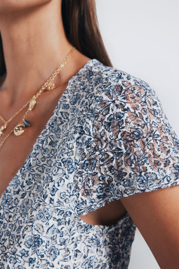 Springfield Blue flower top nude