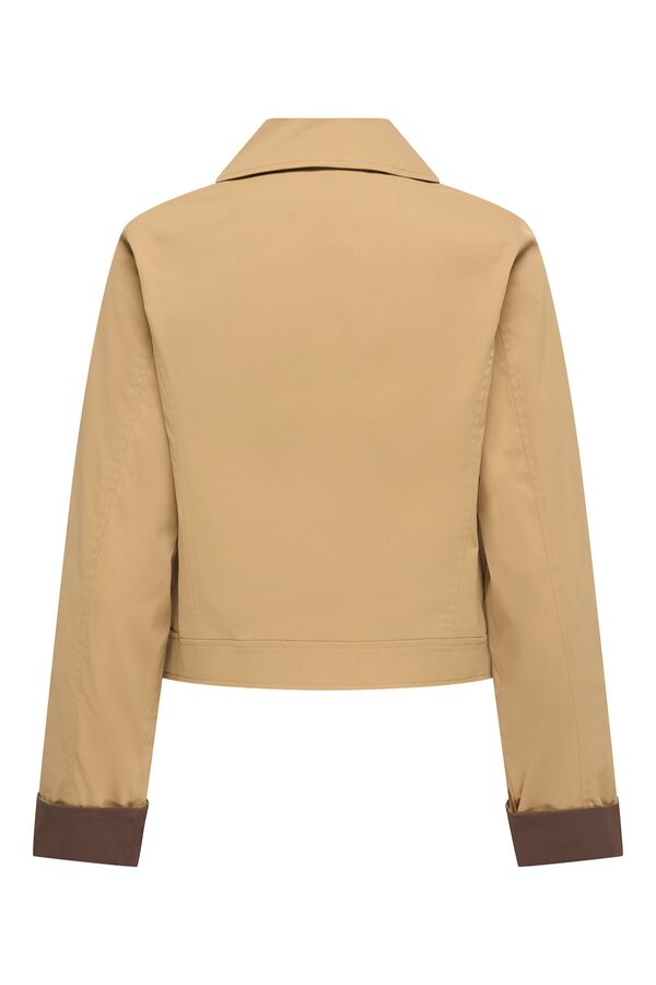 Only Short jacket with buttons nude