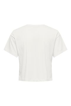 Only Kurzarm-Crop-T-Shirt