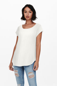 Only Camiseta lisa manga corta