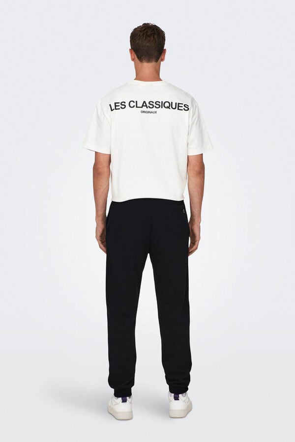 Only & Sons Cal&ccedil;a comprida de fato de treino preto