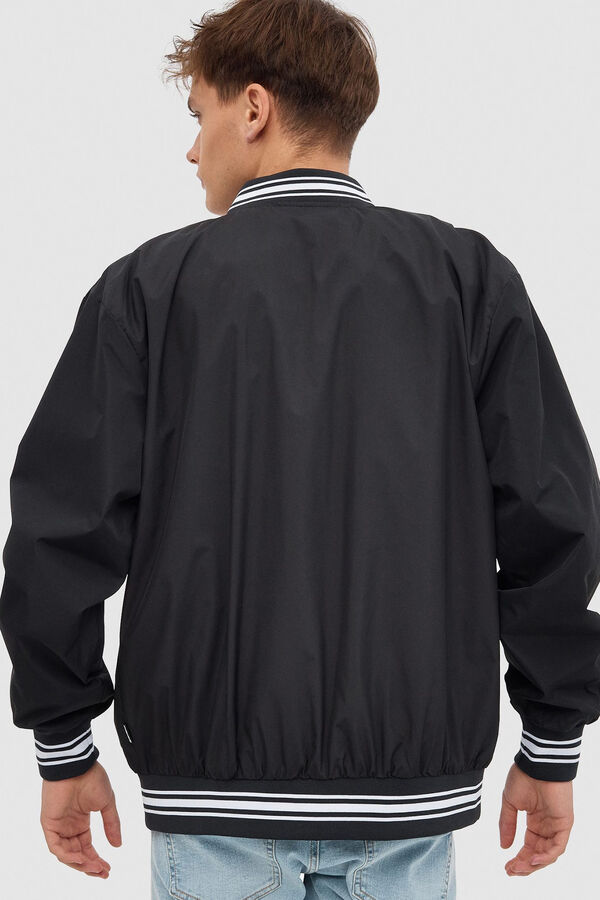 Springfield Nylon bomber jacket black