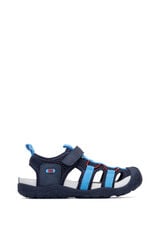 XTI Kids Velcro jelly sandals blue