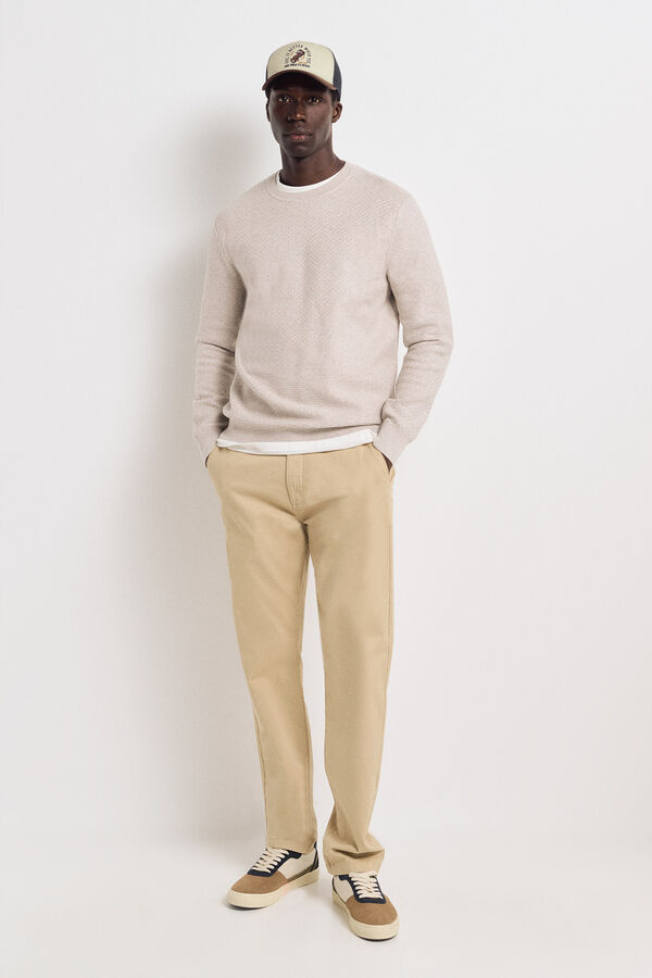 Springfield Textured jumper brown