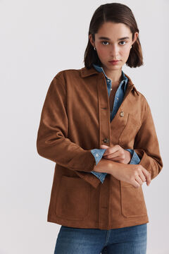 Springfield Faux suede jacket