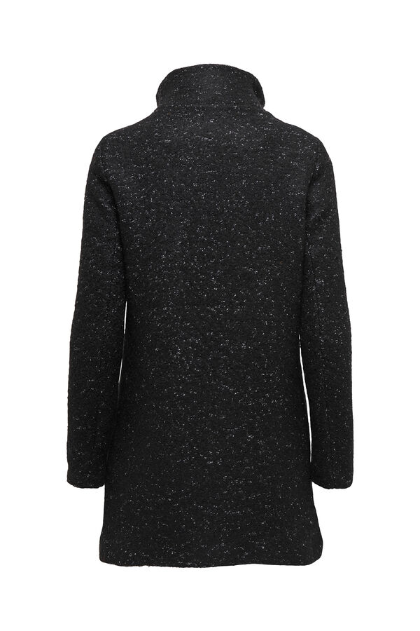 Only Midi teddy coat black