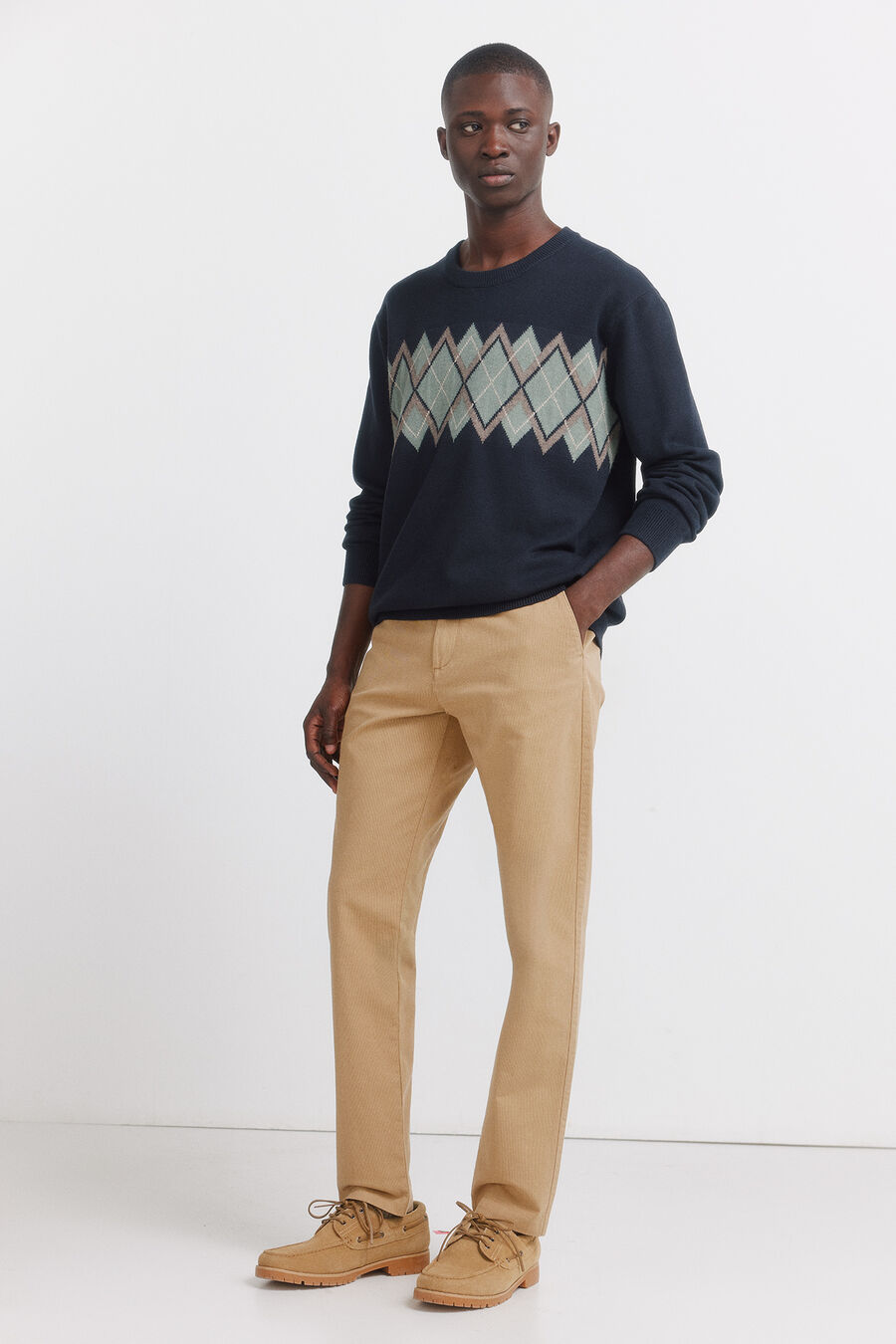 Pantalón estructura comfort fit