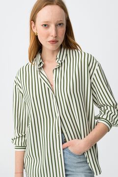 Tiffosi Camisa relaxed manga larga cruda