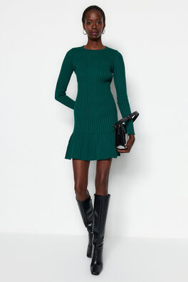 Vestido plisado mini