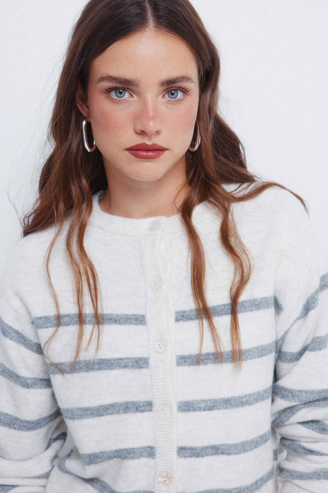 Springfield Cardigan &agrave; boutons col rond