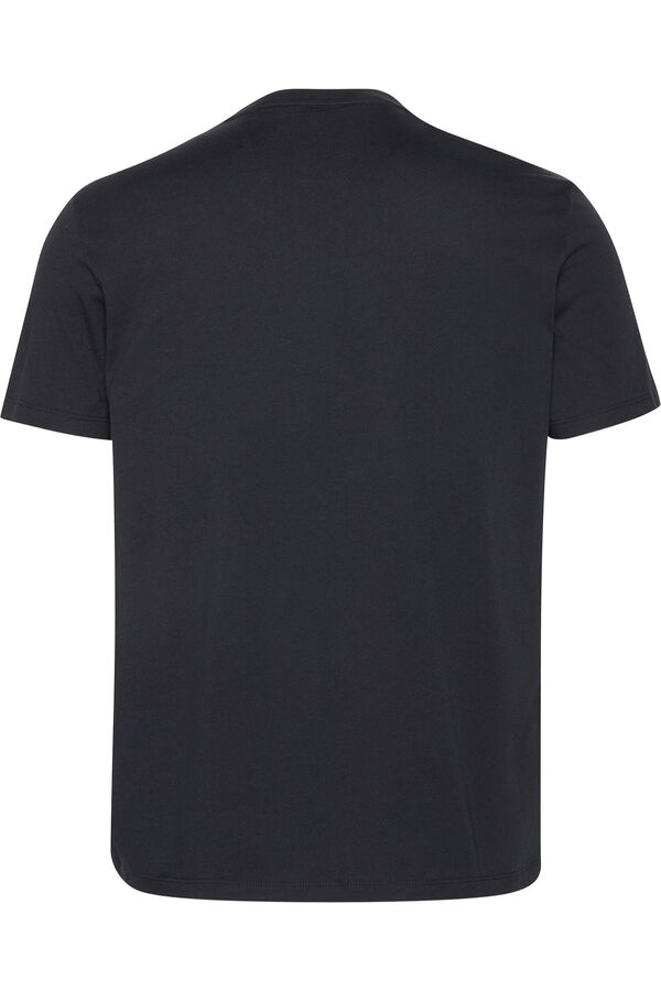 Calvin Klein short sleeve T-shirt with badge.  Crna