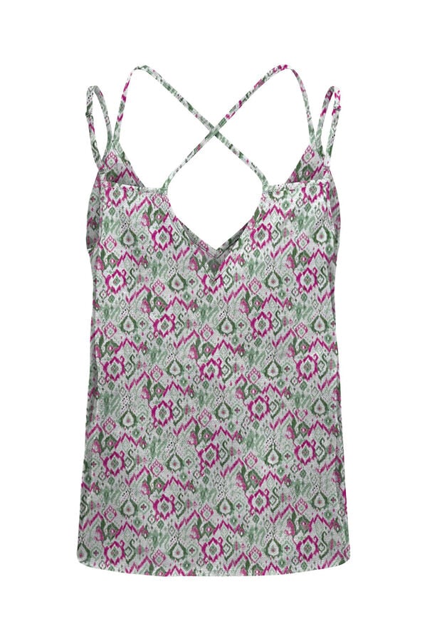 Springfield Cami top with crossed straps pink