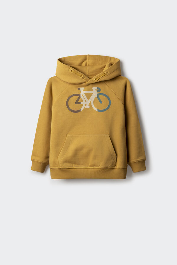 Springfield Sudadera capucha bici niño dorado