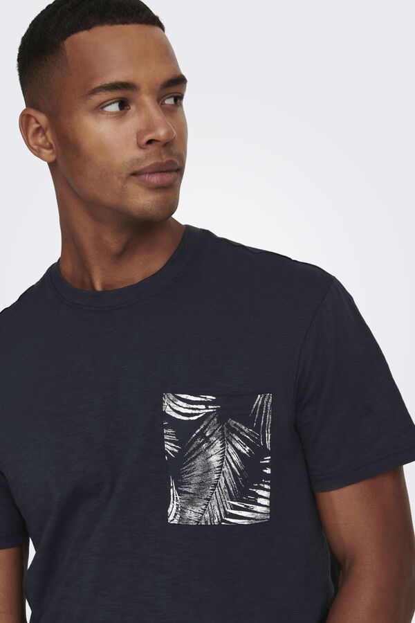 Only & Sons Short-sleeved T-shirt blue