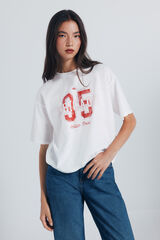 Springfield Camiseta gr&aacute;fica nude