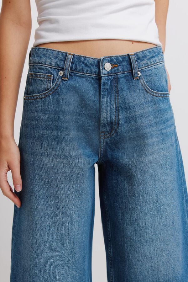 Springfield Bermuda en denim bleu
