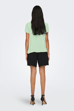 JDY R&ouml;vid ujj&uacute; V-nyak&uacute; felső