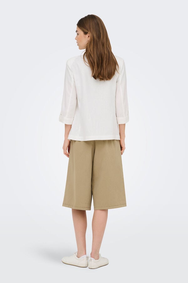 Only Linen open blazer blanc