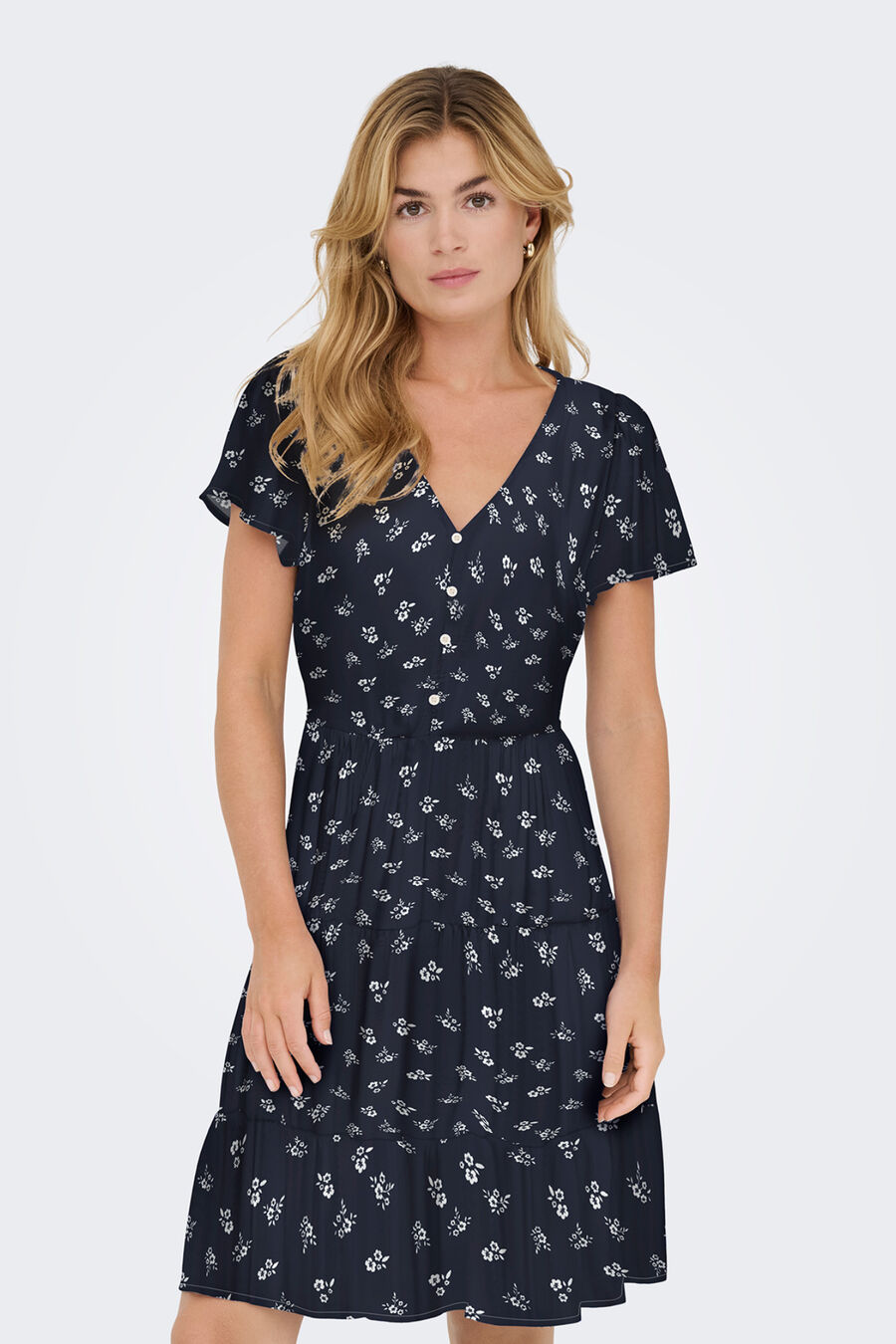 Vestido corto estampado