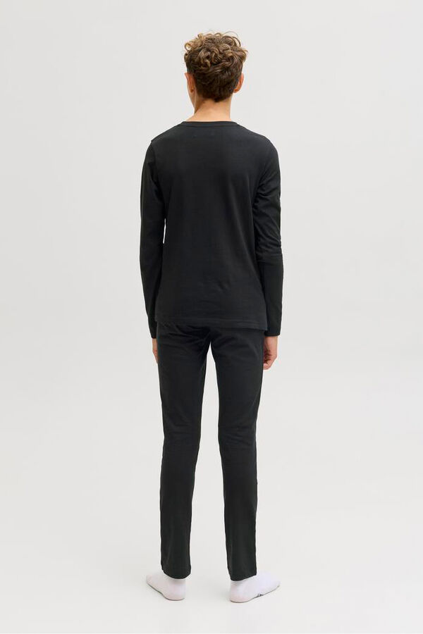 Jack & Jones Junior Logo pyjamas set Crna