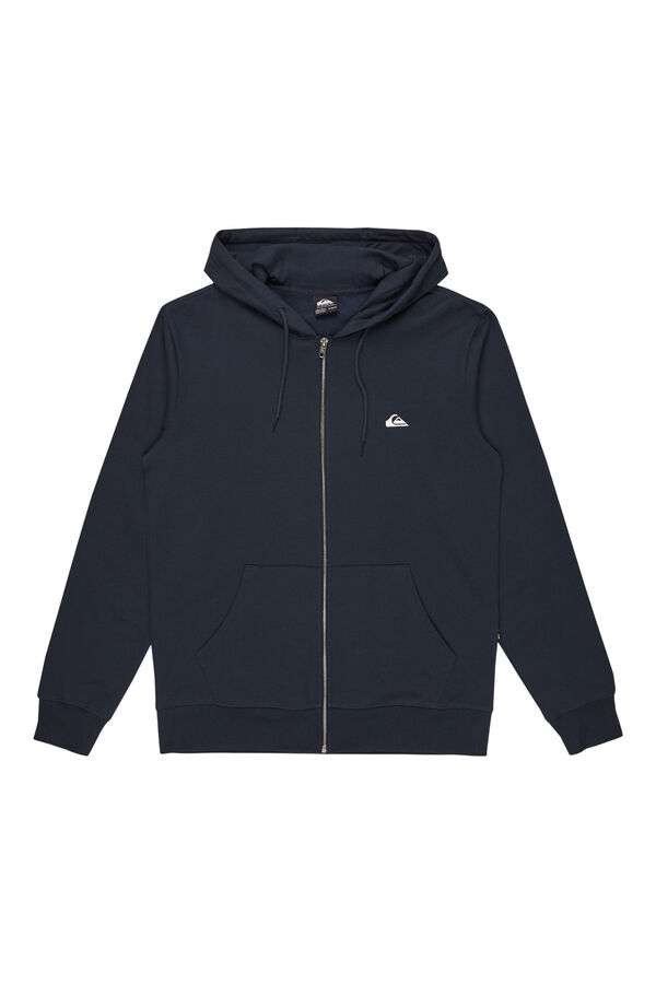 Quiksilver Sudadera con capucha y cremallera azul