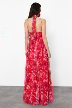 Trendyol Vestido gola halter