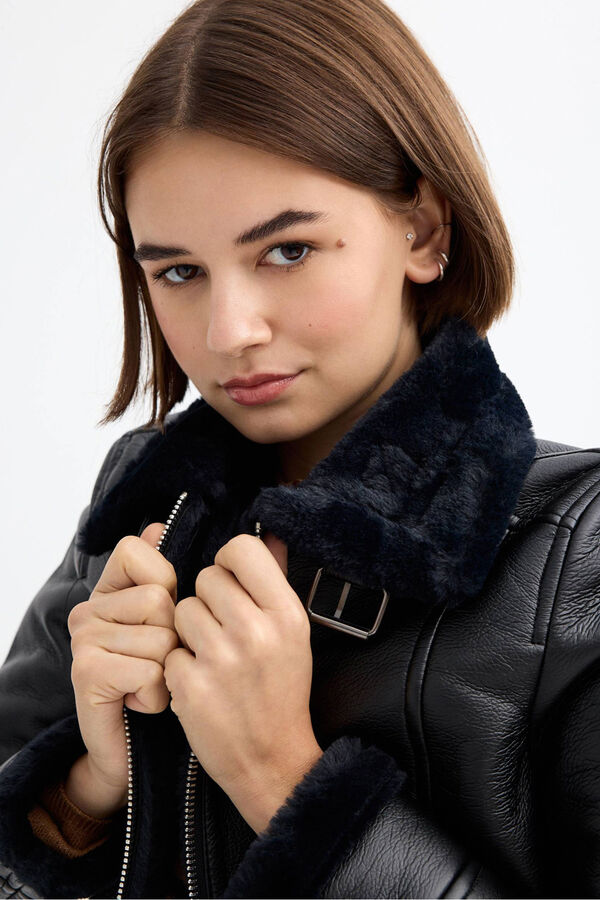 Inside Cazadora Doble Faz negro