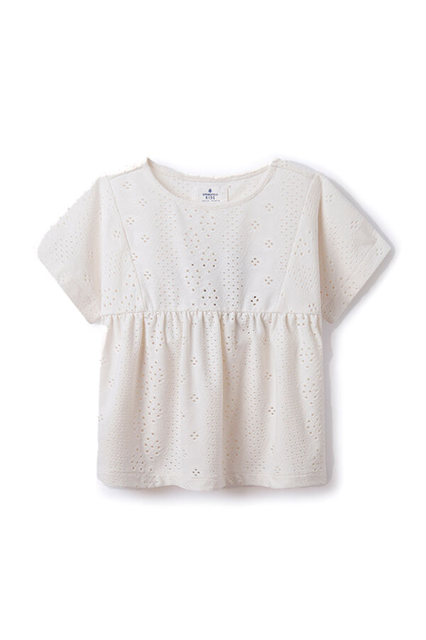 Springfield Girls' Swiss embroidery top color