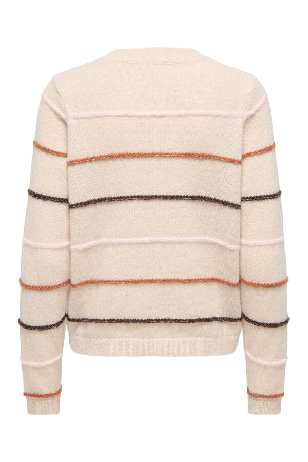 JDY Camisola gola redonda cinzento